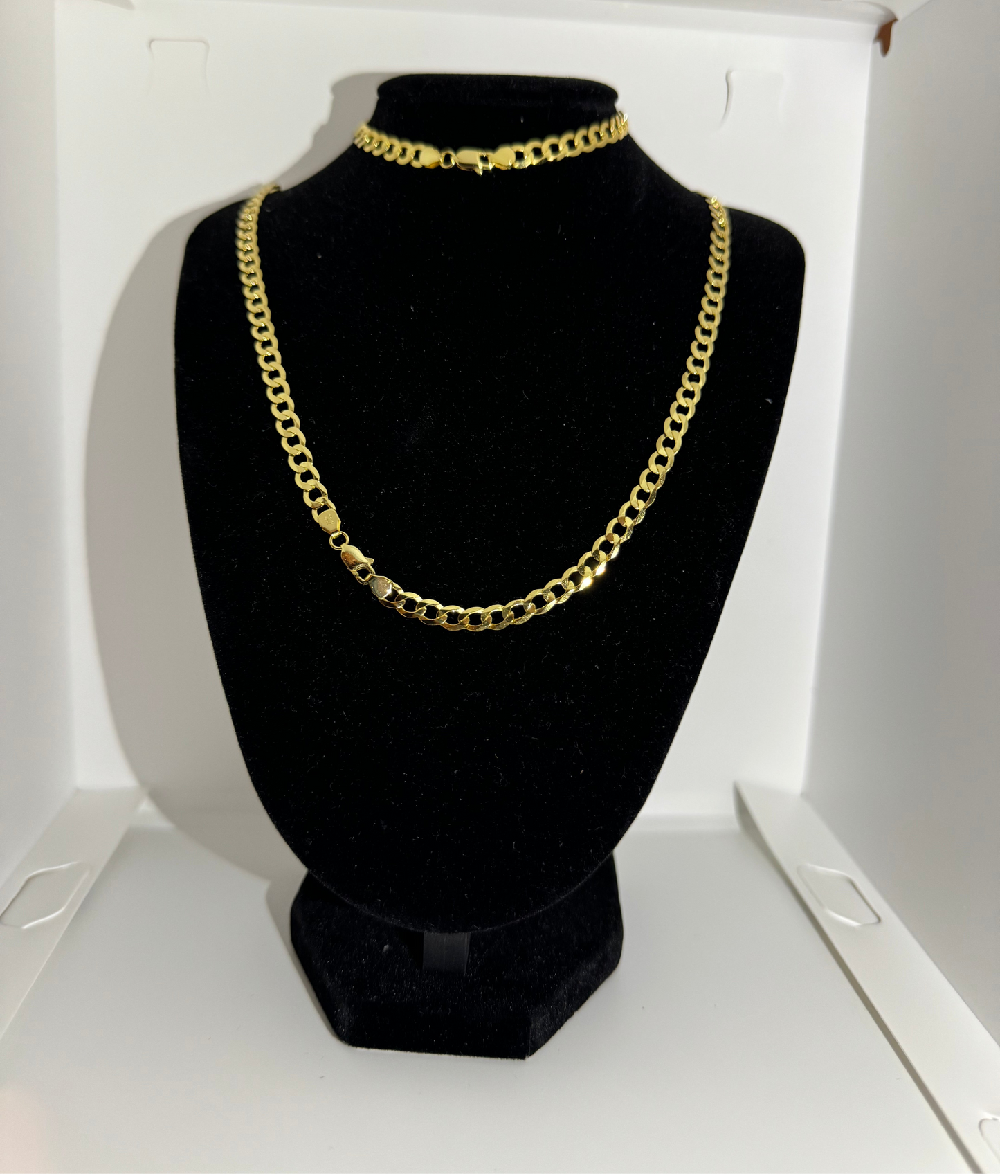 Set Cuban 925 Plata Fina Italiana 5mm Unisex (Cadena y Pulsera)